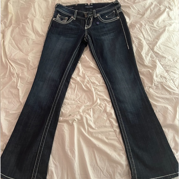 2000s Y2K boot cut graphic jeans - Picture 2 of 7